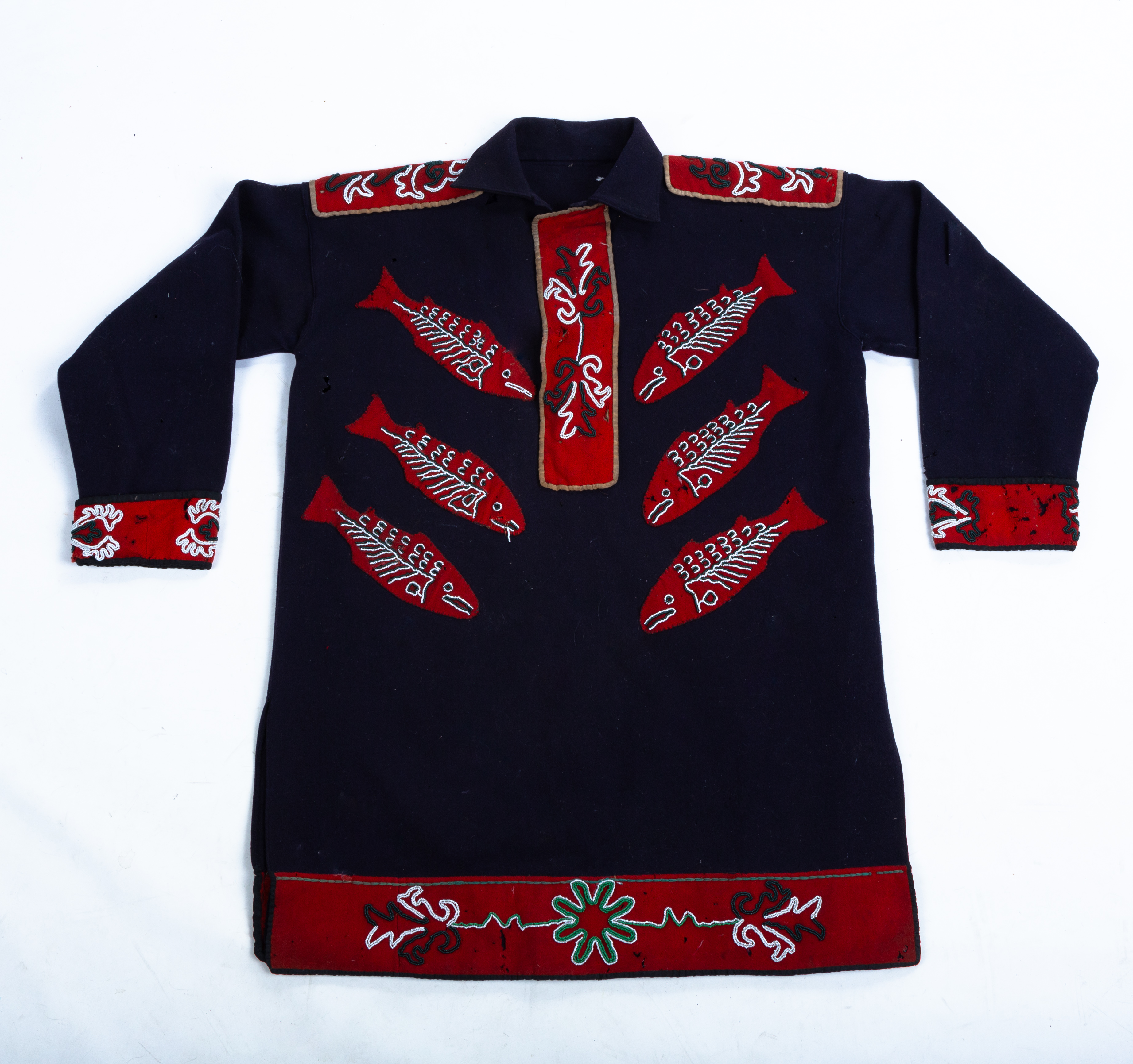 NORTHWEST COAST TLINGIT SHIRT Decorated 3c816d