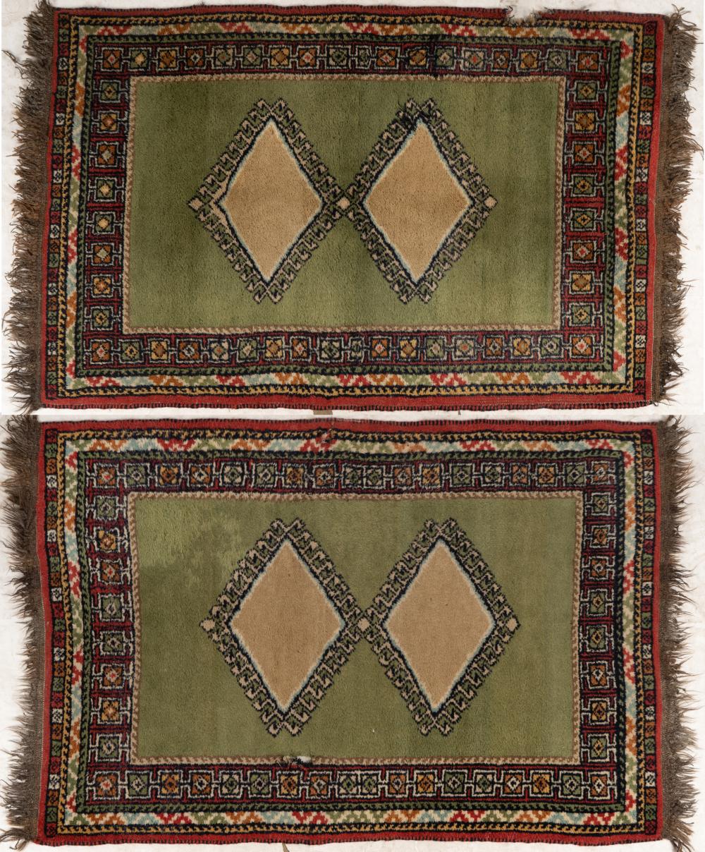 TWO TURKISH RUGSTwo Turkish Rugs,  each