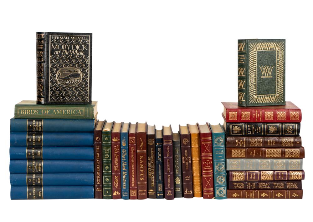 COLLECTION OF LEATHER-BOUND BOOKSCollection