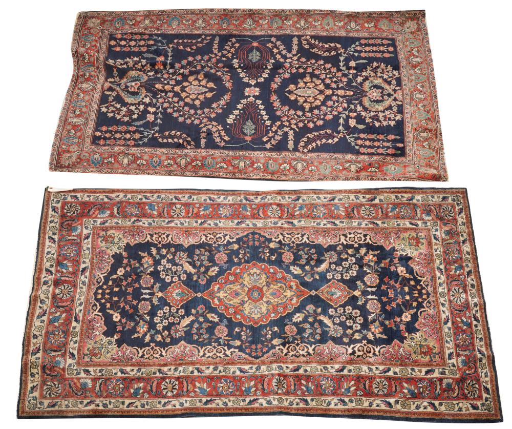 TWO PERSIAN RUGSTwo Persian Rugs,
