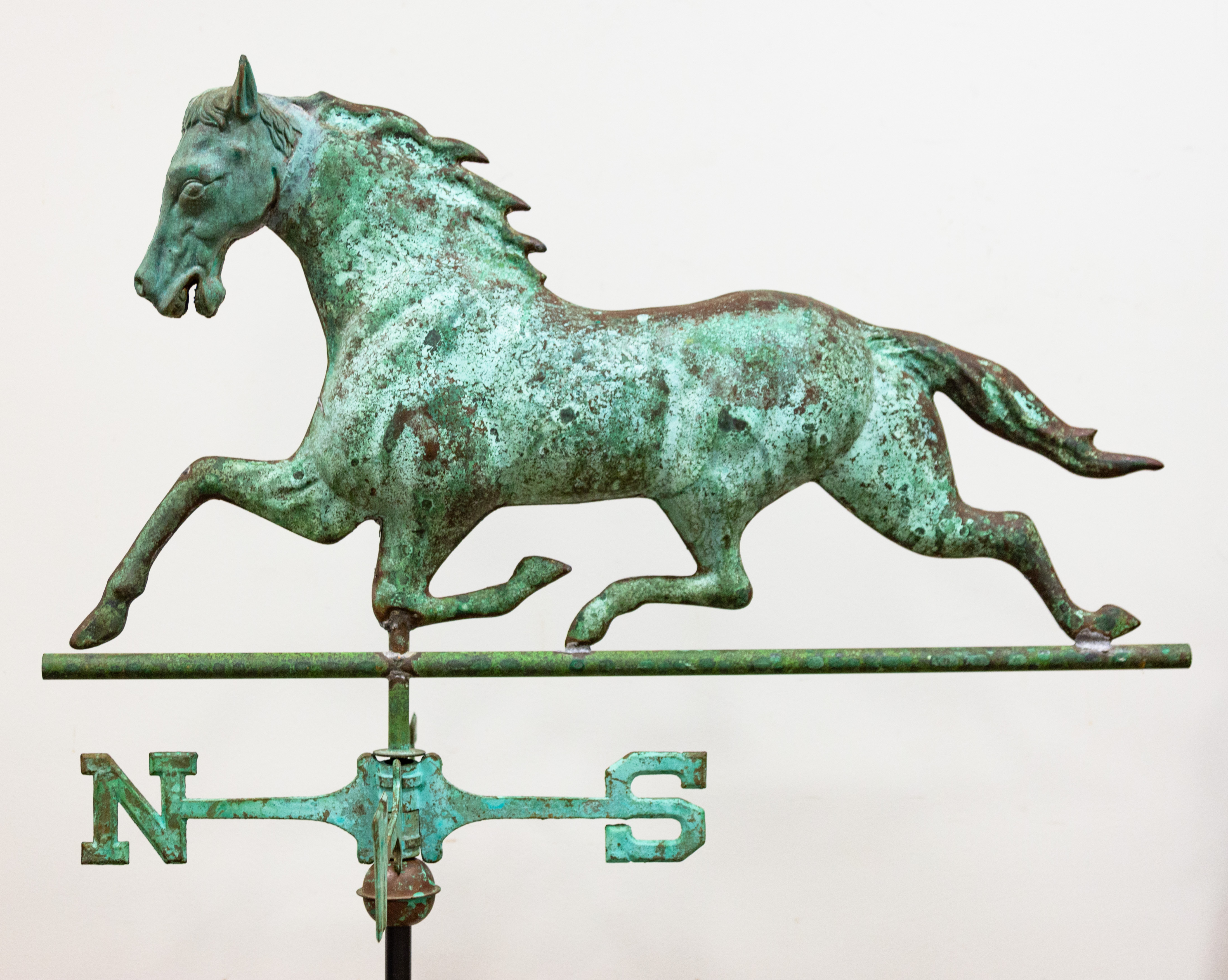 RUNNING HORSE WEATHER VANE Copper 3c825c