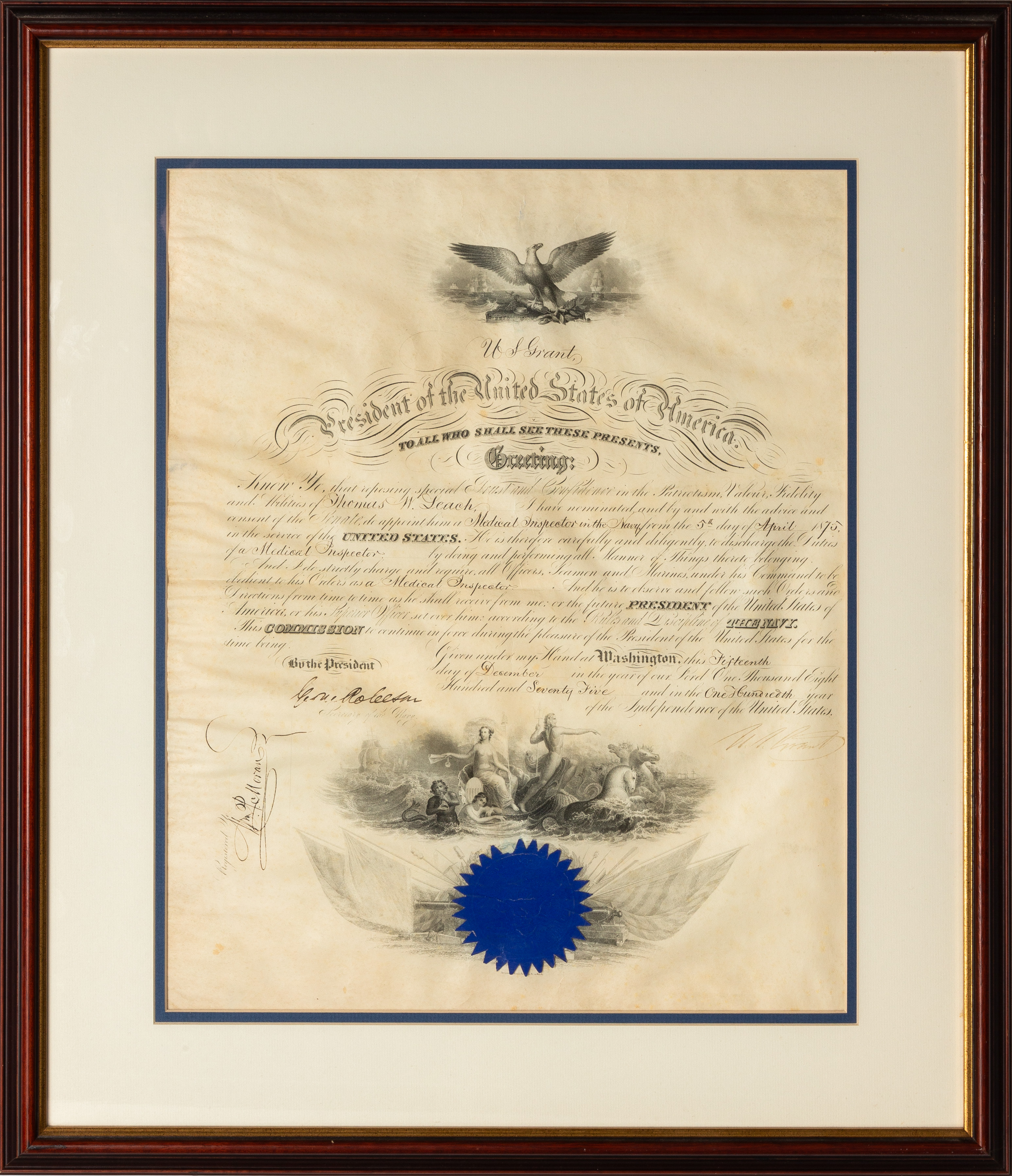 UNITED STATES NAVY APPOINTMENT DOCUMENT