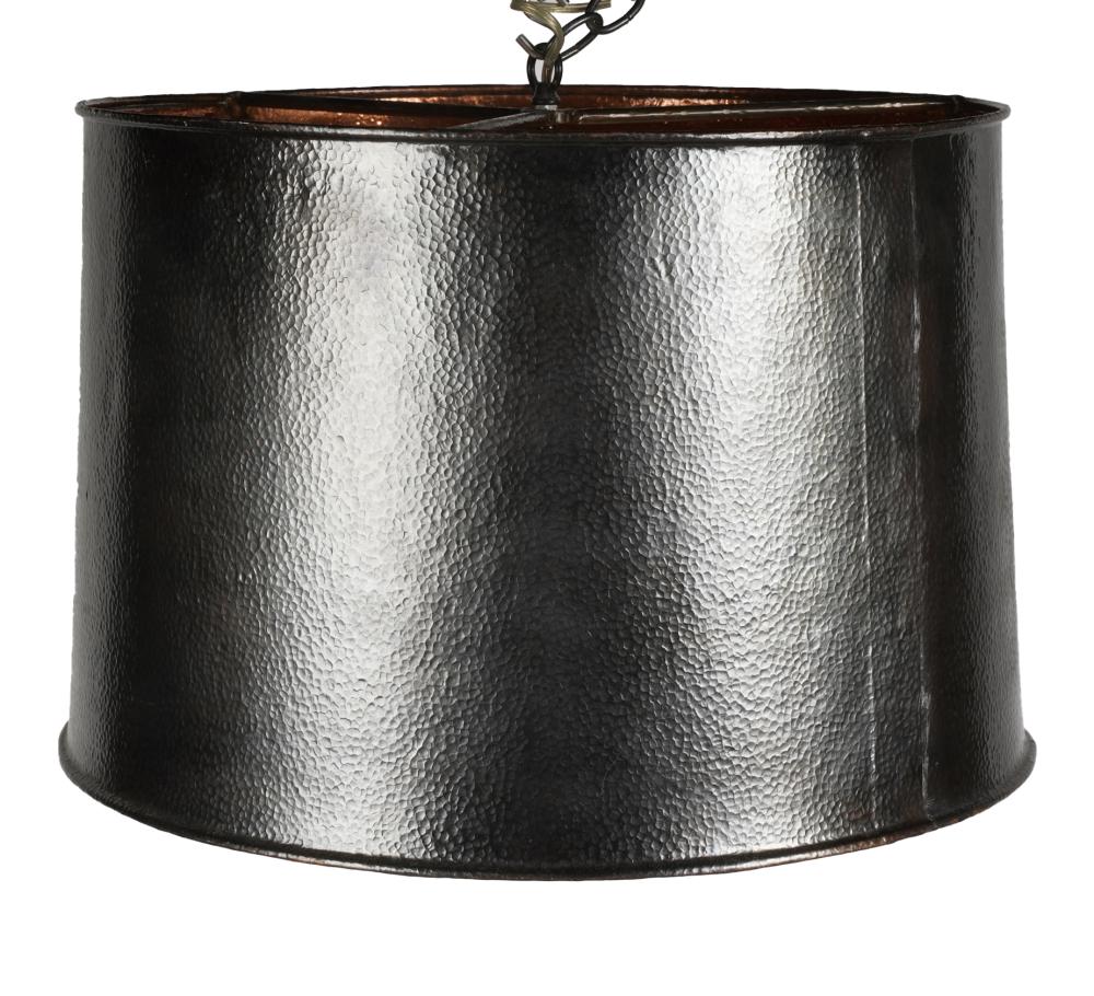 HAMMERED COPPER LIGHT FIXTUREHammered 3c8303