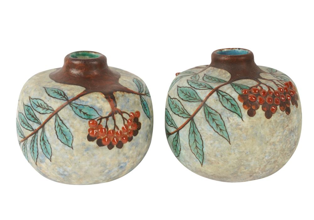 LOUIS DAGE PAIR OF ART DECO POTTERY 3c833f