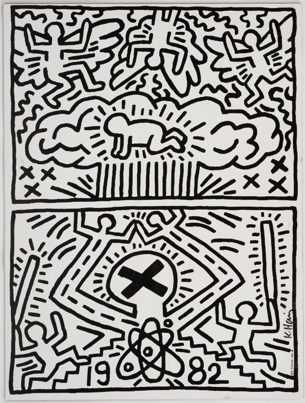 KEITH HARING (1958-1990): ANTI-NUCLEAR