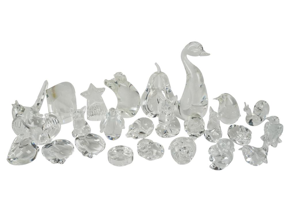 COLLECTION OF STEUBEN CRYSTAL ANIMAL 3c836c