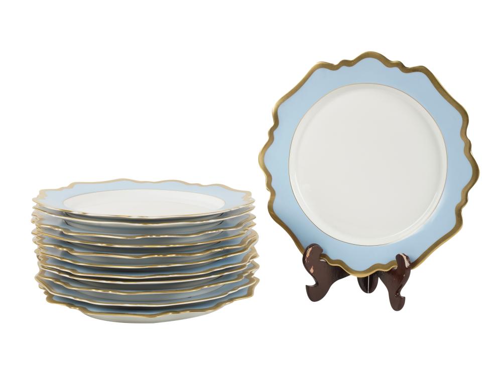 SET OF 12 ANNA WEATHERLEY PORCELAIN 3c837d