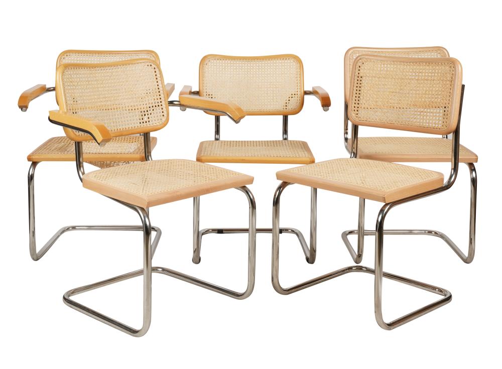 MARCEL BREUER: FIVE CESCA CHAIRSMarcel