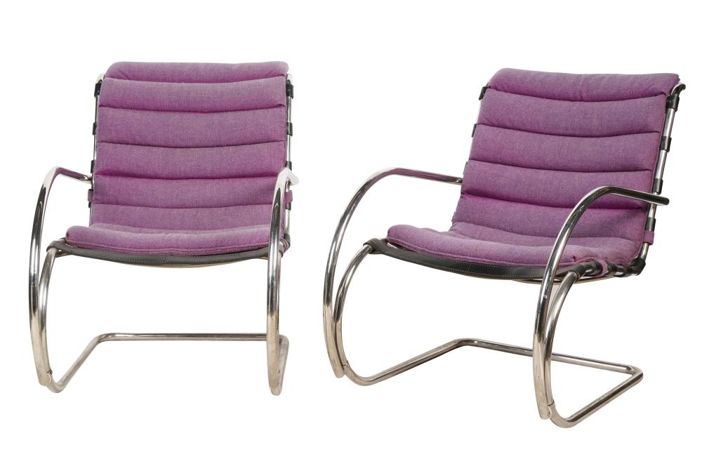 MIES VAN DER ROHE FOR KNOLL PAIR 3c8497