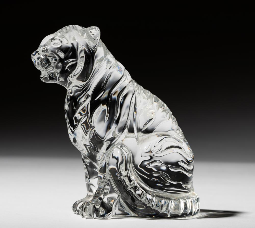 BACCARAT CRYSTAL TIGER FIGUREBaccarat 3c84d5