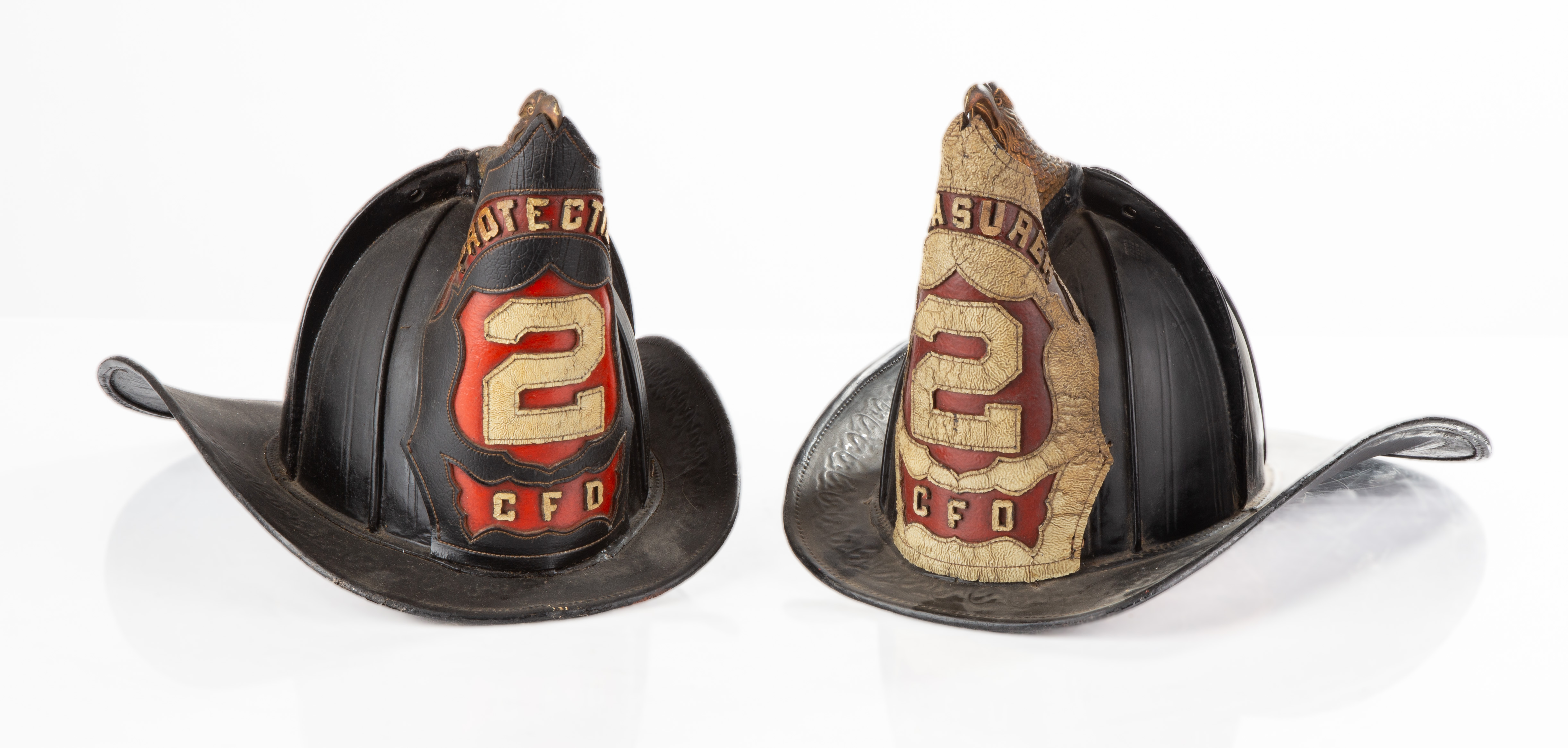 TWO CAIRNS & BROTHERS LEATHER FIREMAN