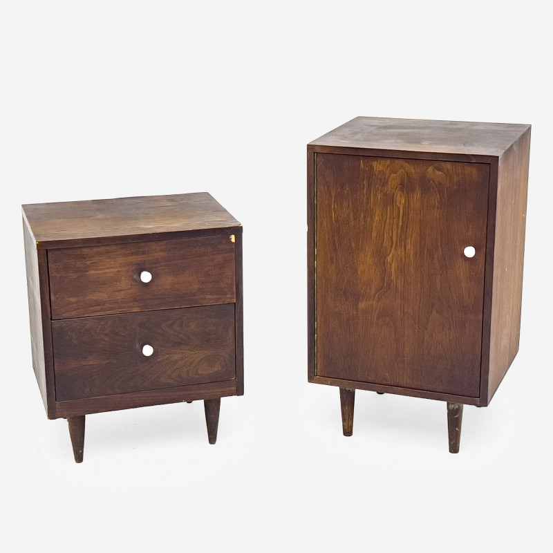 MID CENTURY NIGHT STANDS, GROUP