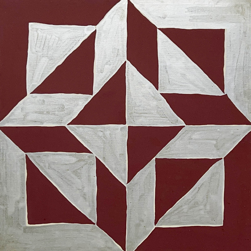 UNKNOWN ARTIST UNTITLED GEOMETRIC 3c85c6