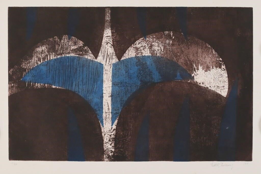EDITH BEHRING ENGRAVING ABSTRACTEdith