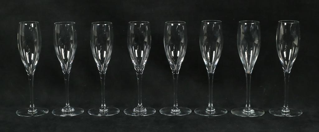 8 BACCARAT CRYSTAL ST. REMY CHAMPAGNE