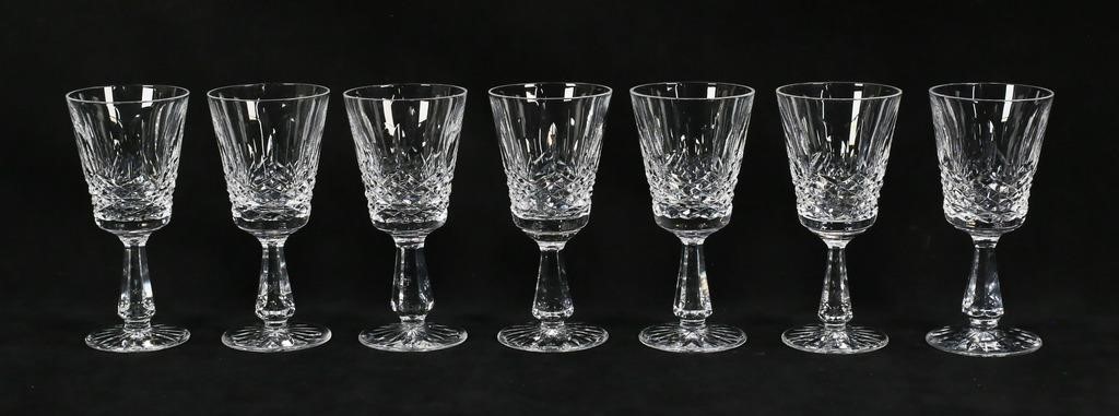 7 WATERFORD CRYSTAL KENMARE CLARET 3c868f