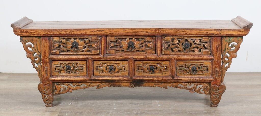 CHINESE LOW ALTAR FORM CABINETChinese