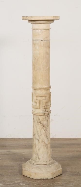 GREEK REVIVAL STYLE MARBLE PEDESTALGreek 3c86f9