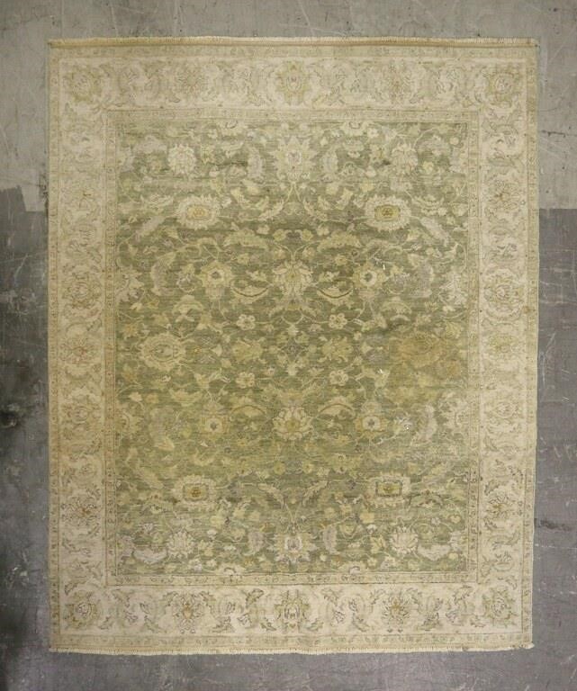 PERSIAN RUGPersian rug. Sage and