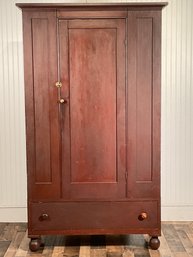 Ca. 1830's American cherry paneled