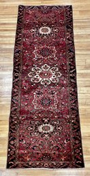 Vintage Oriental runner rug with 3c87aa