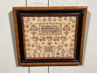 An antique needlework on silk  3c87d8