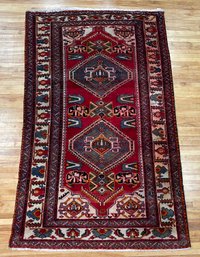 Vintage Oriental area rug, with