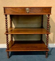 A 19th C. figured rosewood side