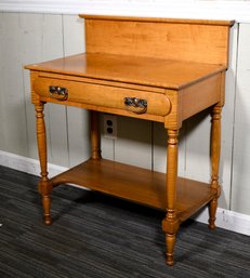 An antique figured maple dressing 3c8832