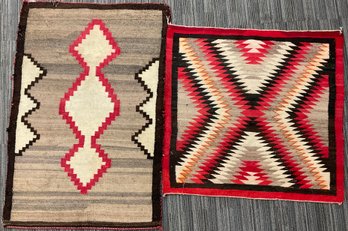Two Native American rugs X pattern 3c882e