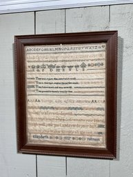 An antique needlework sampler  3c887c