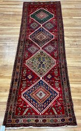 Vintage Oriental runner, with four