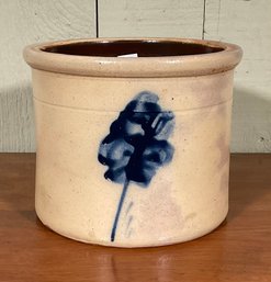 A small un-signed antique stoneware