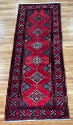 Vintage Oriental rug runner with 3c88f0
