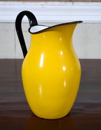 A vintage Polish yellow, black