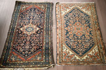 Two antique Oriental scatter rugs 3c8952