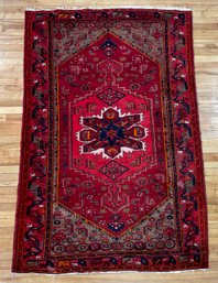 Vintage Oriental area rug, central
