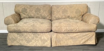 A two cushion sofa with loose 3c89ea
