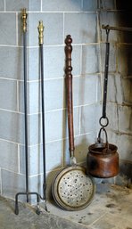 Vintage oversized brass and iron