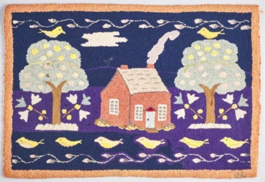 HOOKED RUG BY JOYCE LONGA colourful 3c8a30