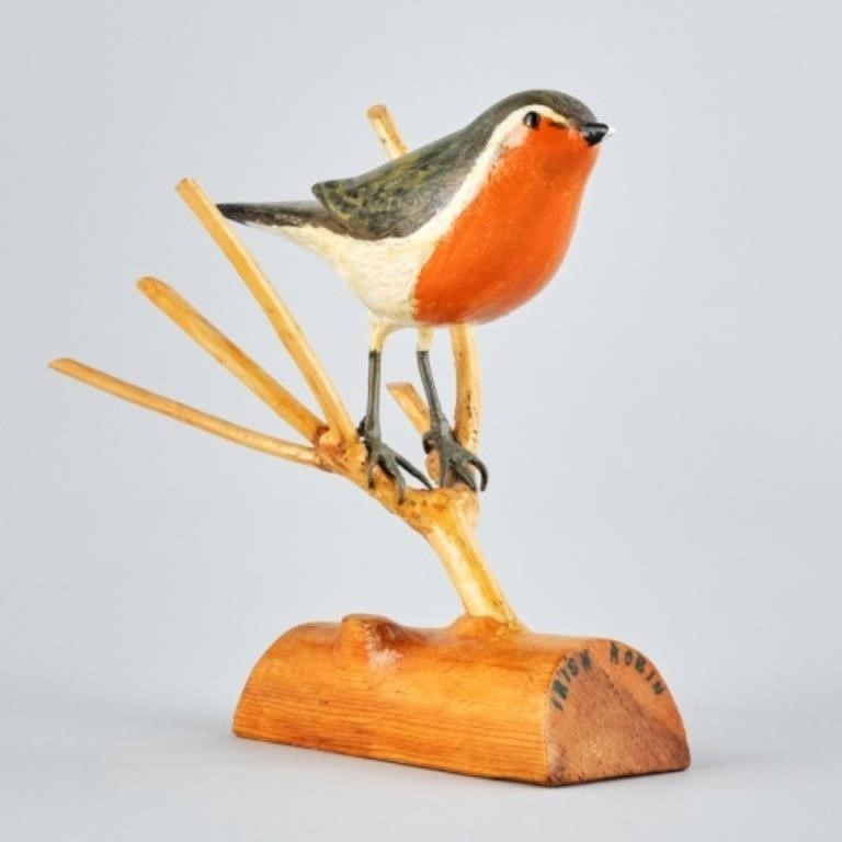 CARVED IRISH ROBIN BY ANTOINE GAUTHIERA