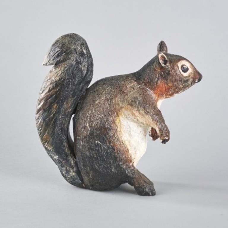 CARVED SQUIRREL BY L ONARD CROTEAUA 3c8a5c