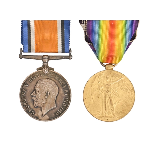 WWI pair British War Medal and 3c8b79