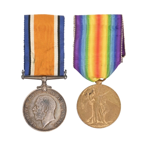 WWI pair British War Medal and 3c8b7b