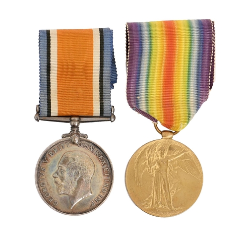 WWI pair British War Medal and 3c8b77