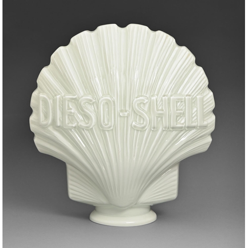 Vintage advertising. A Shell glass