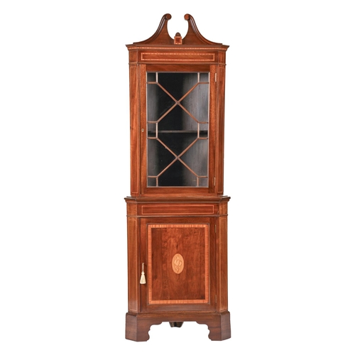 An Edwardian inlaid mahogany standing 3c8c87