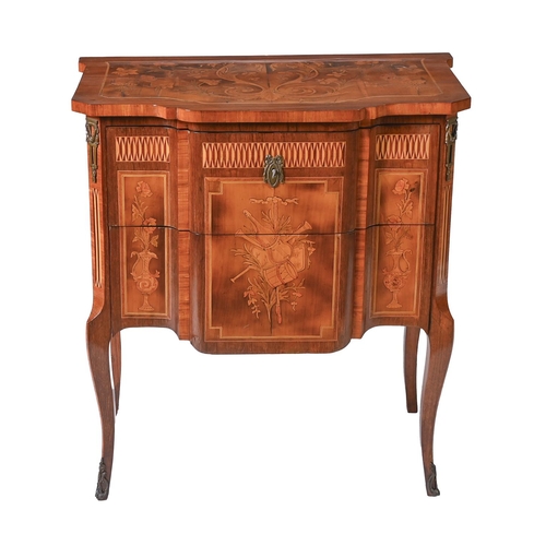 A French rosewood and marquetry 3c8c8c