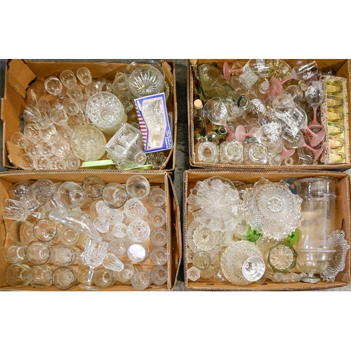 Miscellaneous cut and other glassware,