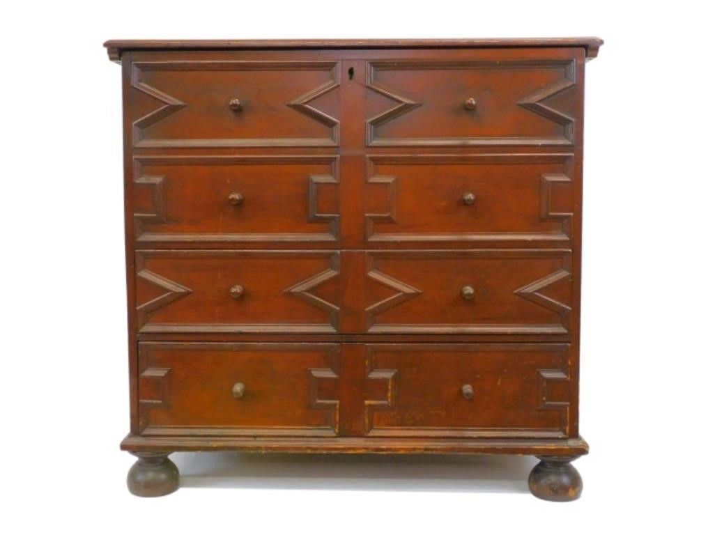 WILLIAM AND MARY TWO-DRAWER LIFT-TOP